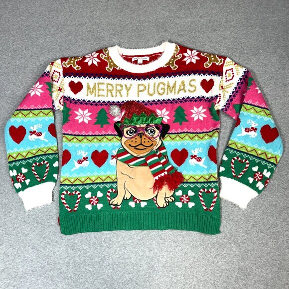 Sweaters - MERRY PUGMAS! PUG "UGLY" CHRISTMAS SWEATER!